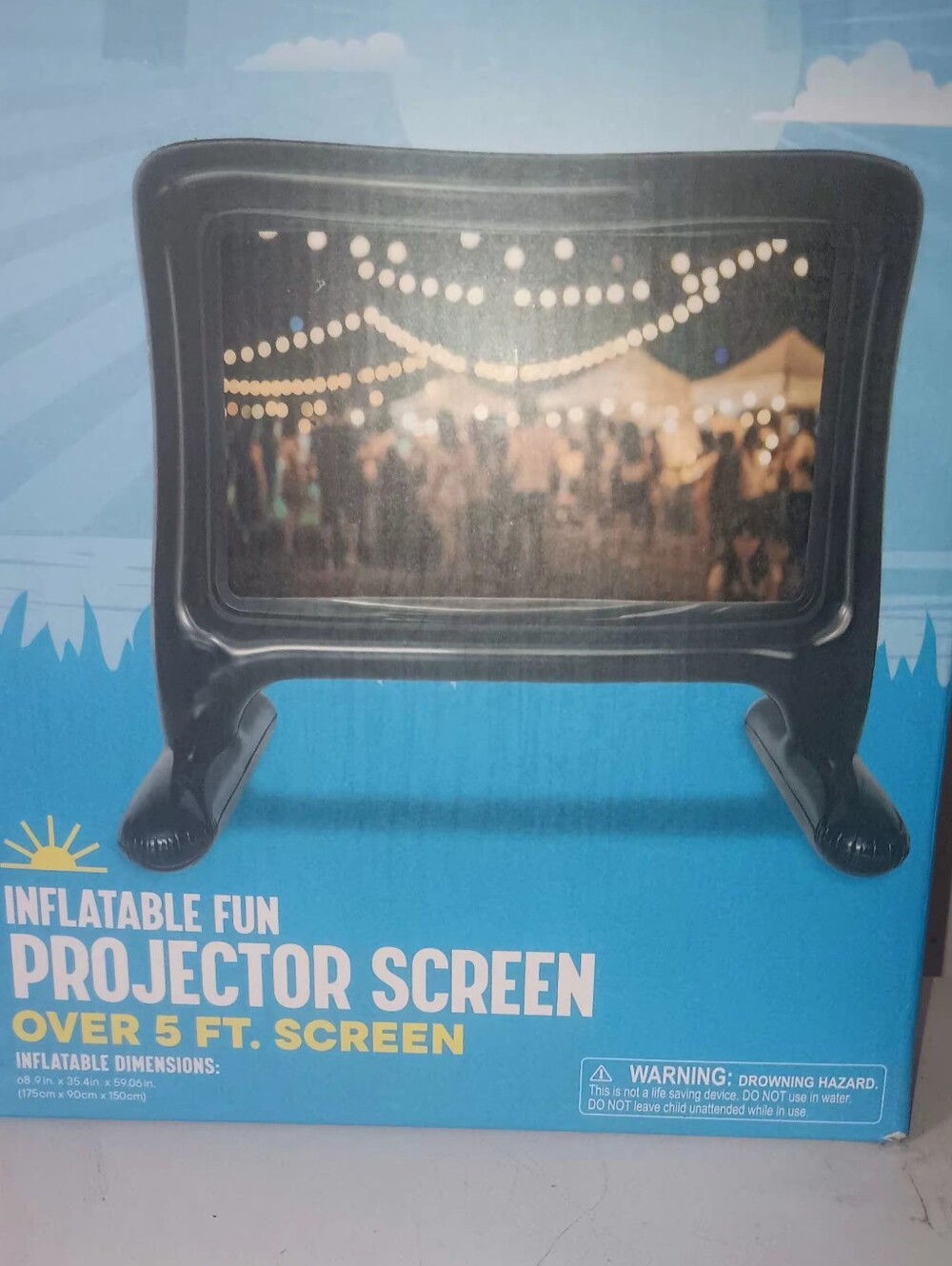 Inflatable Projector Screen - Black - Picture 5 of 7